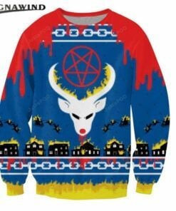 Santa Ugly Christmas Sweater Adult 3D Funny Matching for family