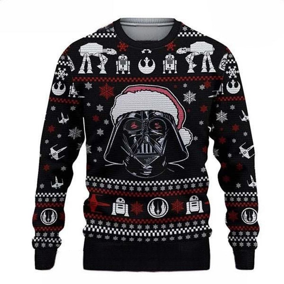 Santa Villain 3D Sweatshirt, American Movie Ugly Christmas Sweater