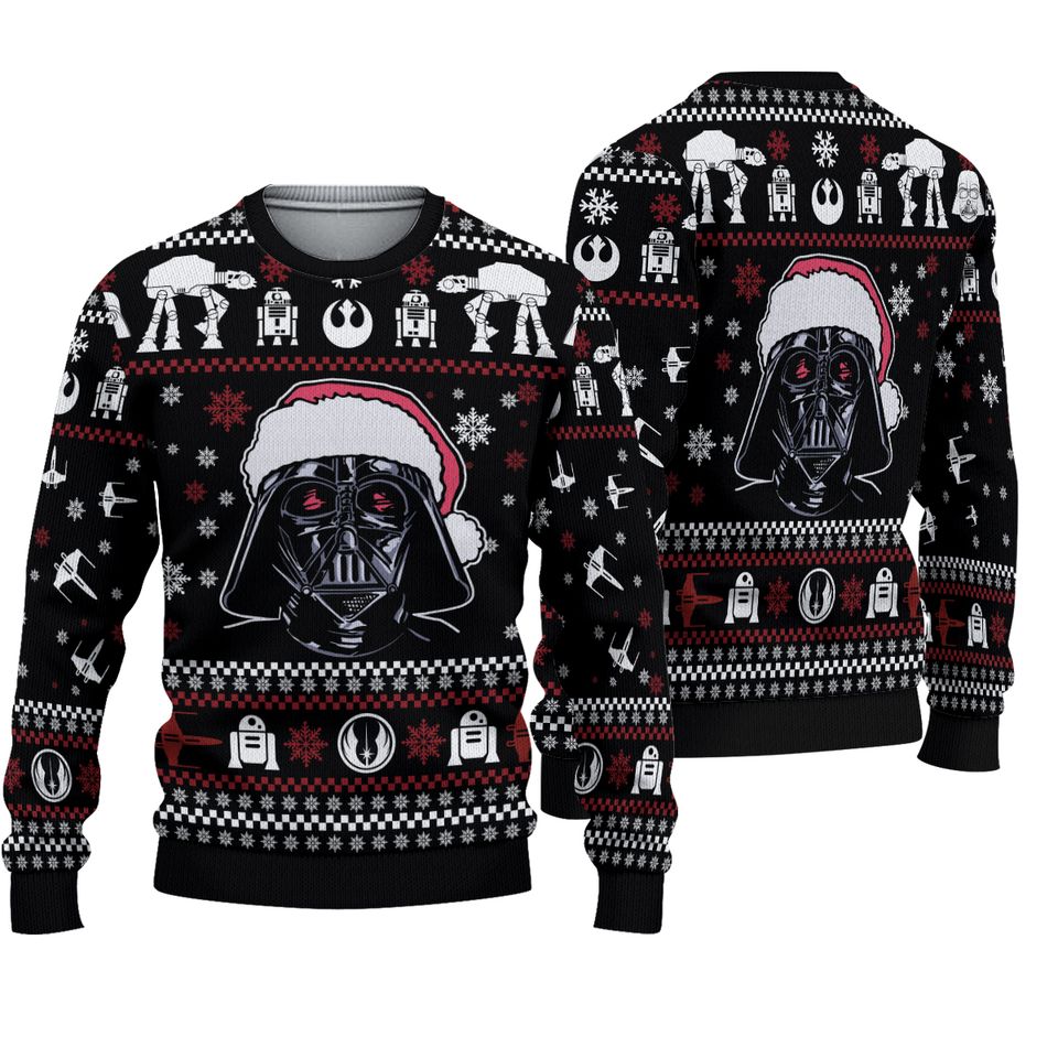 Santa Villain 3D Sweatshirt, American Movie Ugly Christmas Sweater
