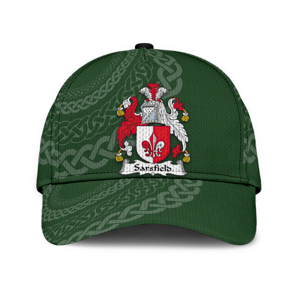 Sarsfield Coat Of Arms - Irish Family Crest St Patrick's Day Hat Classic Cap Trucker Hats Custom Hats Gifts For Men & Women