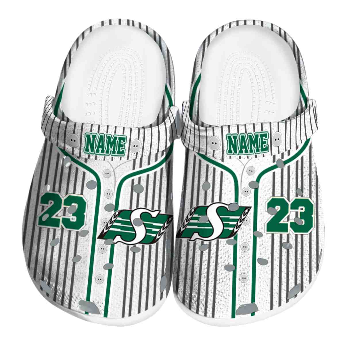 Saskatchewan Roughriders NCAA Sport Crocs Crocband Clogs Shoes Comfortable For Men Women and Kids