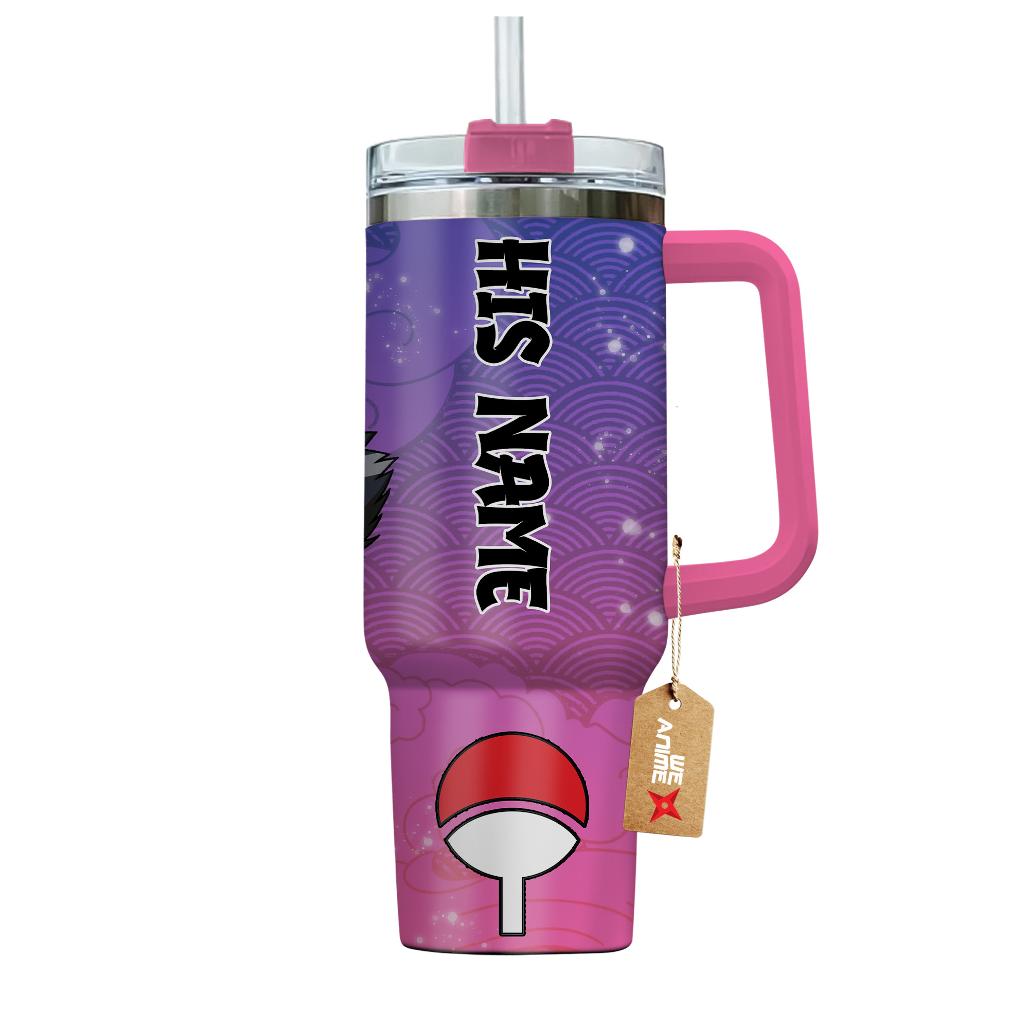 Sasuke Naruto Anime Valentine Custom Stanley Cup 40 oz 30 oz Tumbler With HandleTVC2301167 - Image 4