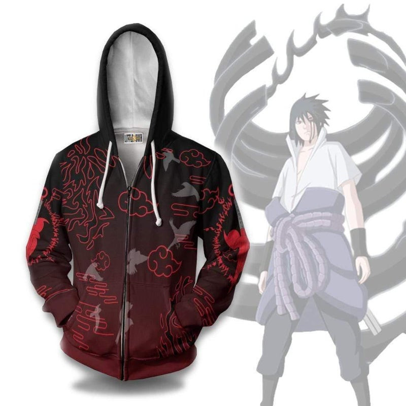 Sasuke Uchiha Clan 3D All Over Print Hoodie, Zip Hoodie