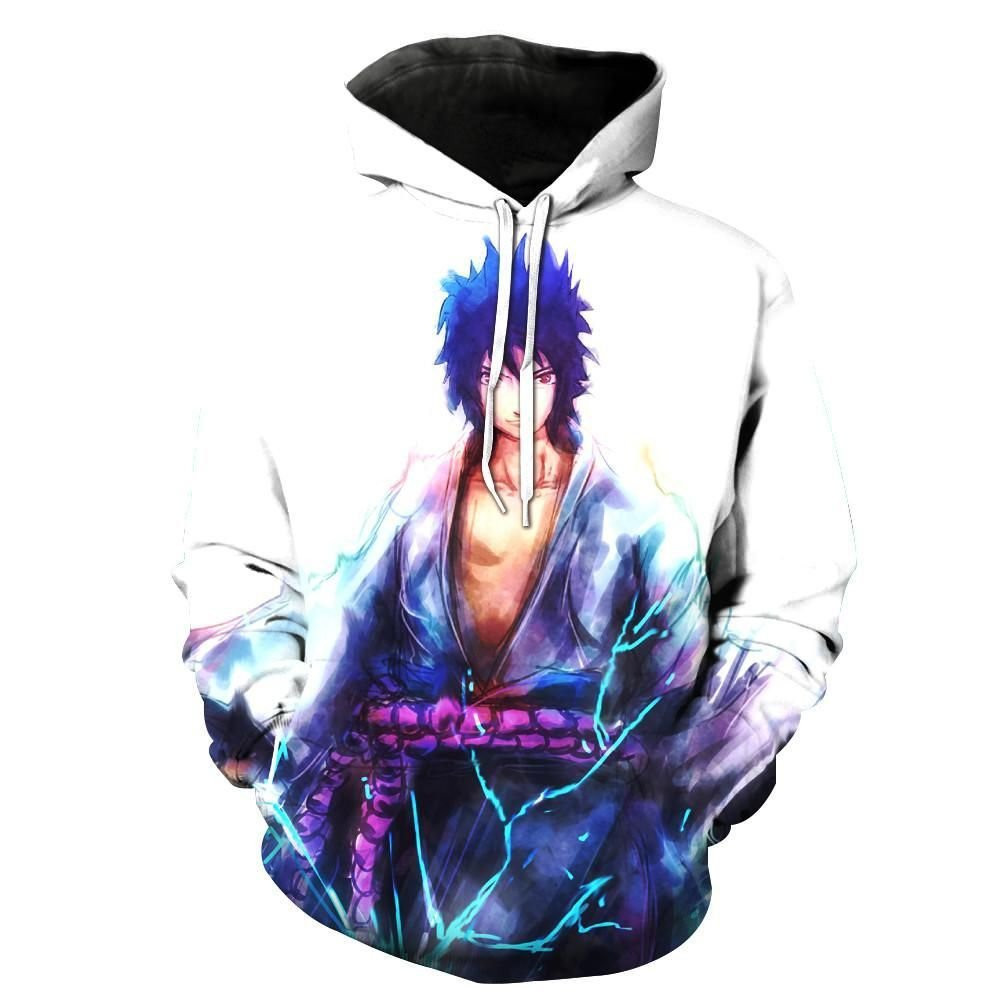 Sasuke Uchiha Naruto 3D All Over Print Hoodie, Zip Hoodie