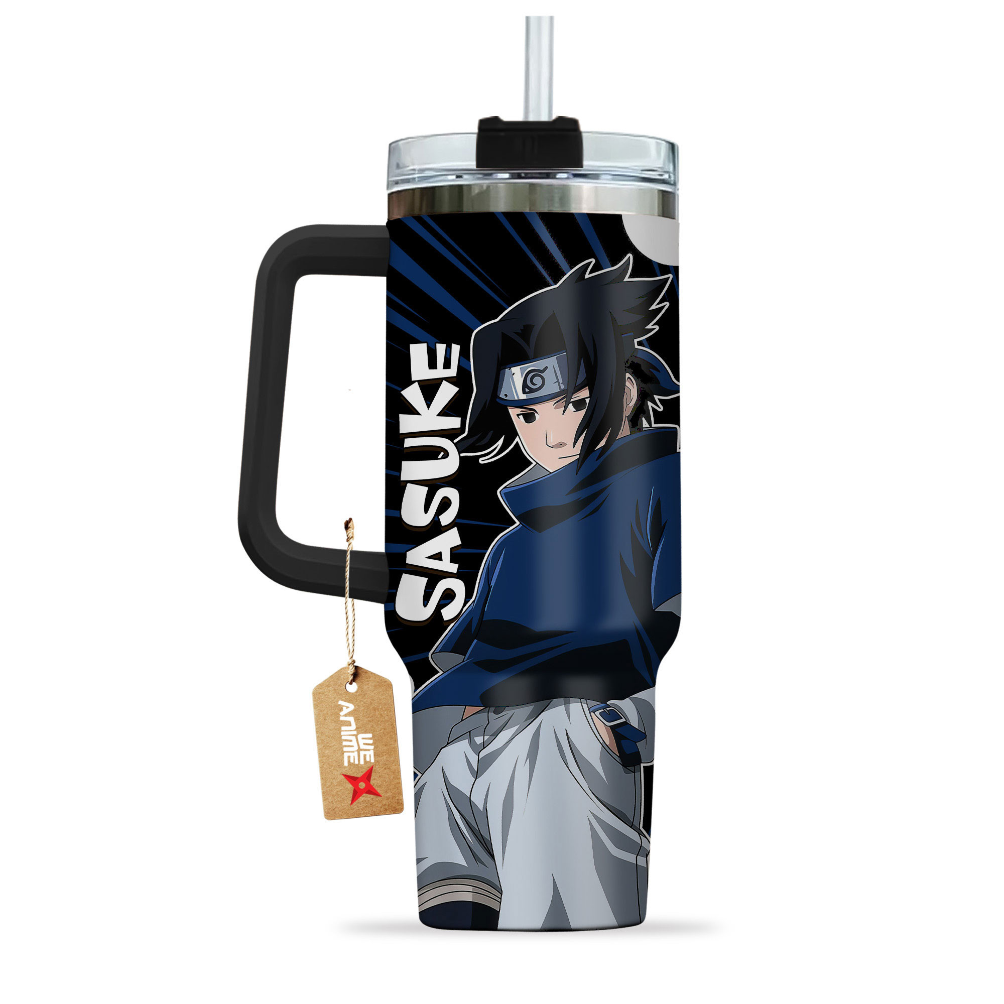Sasuke Uchiha Naruto Anime Custom Stanley Cup 40 oz 30 oz Tumbler With HandleTVC2301152 - Image 4