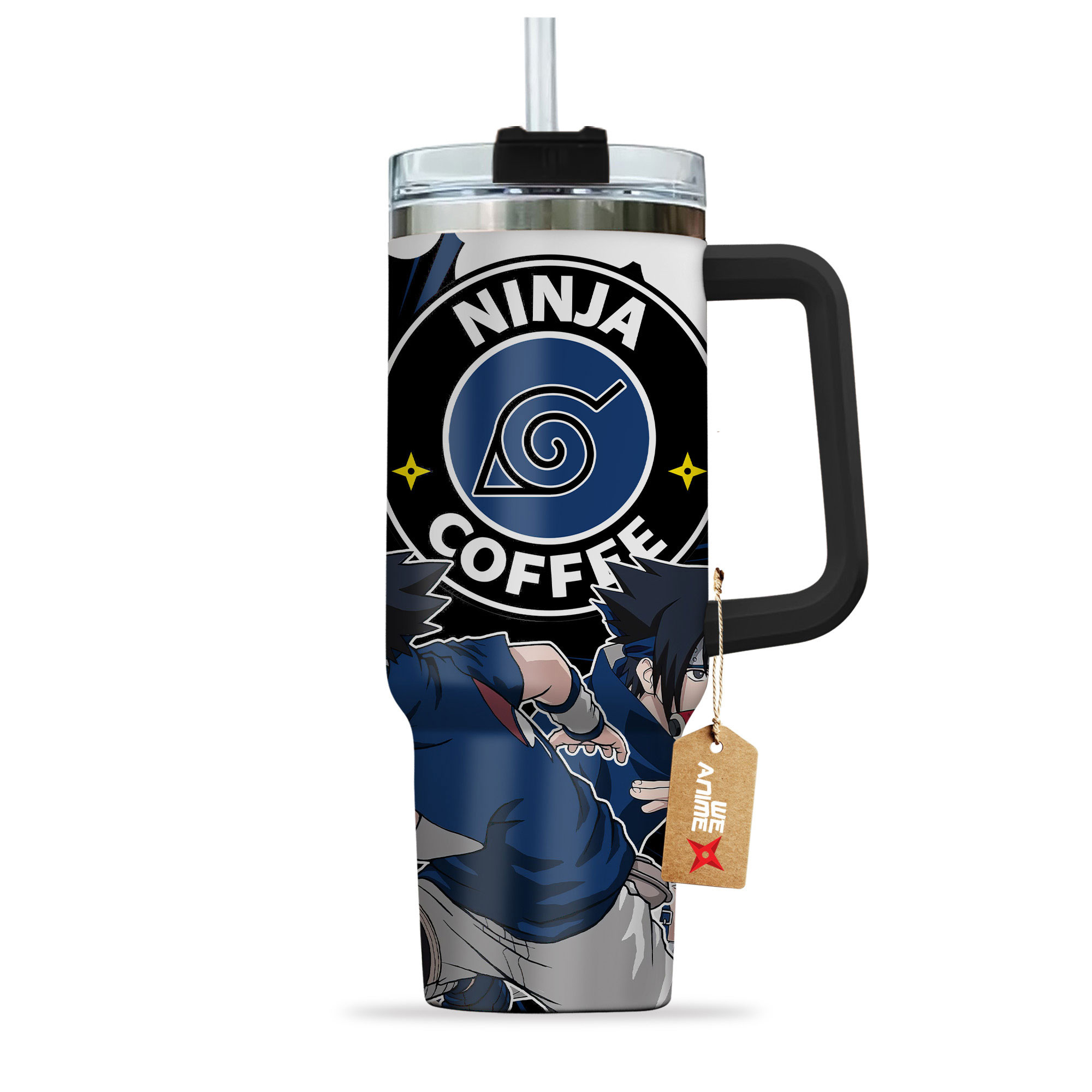 Sasuke Uchiha Naruto Anime Custom Stanley Cup 40 oz 30 oz Tumbler With HandleTVC2301152 - Image 3