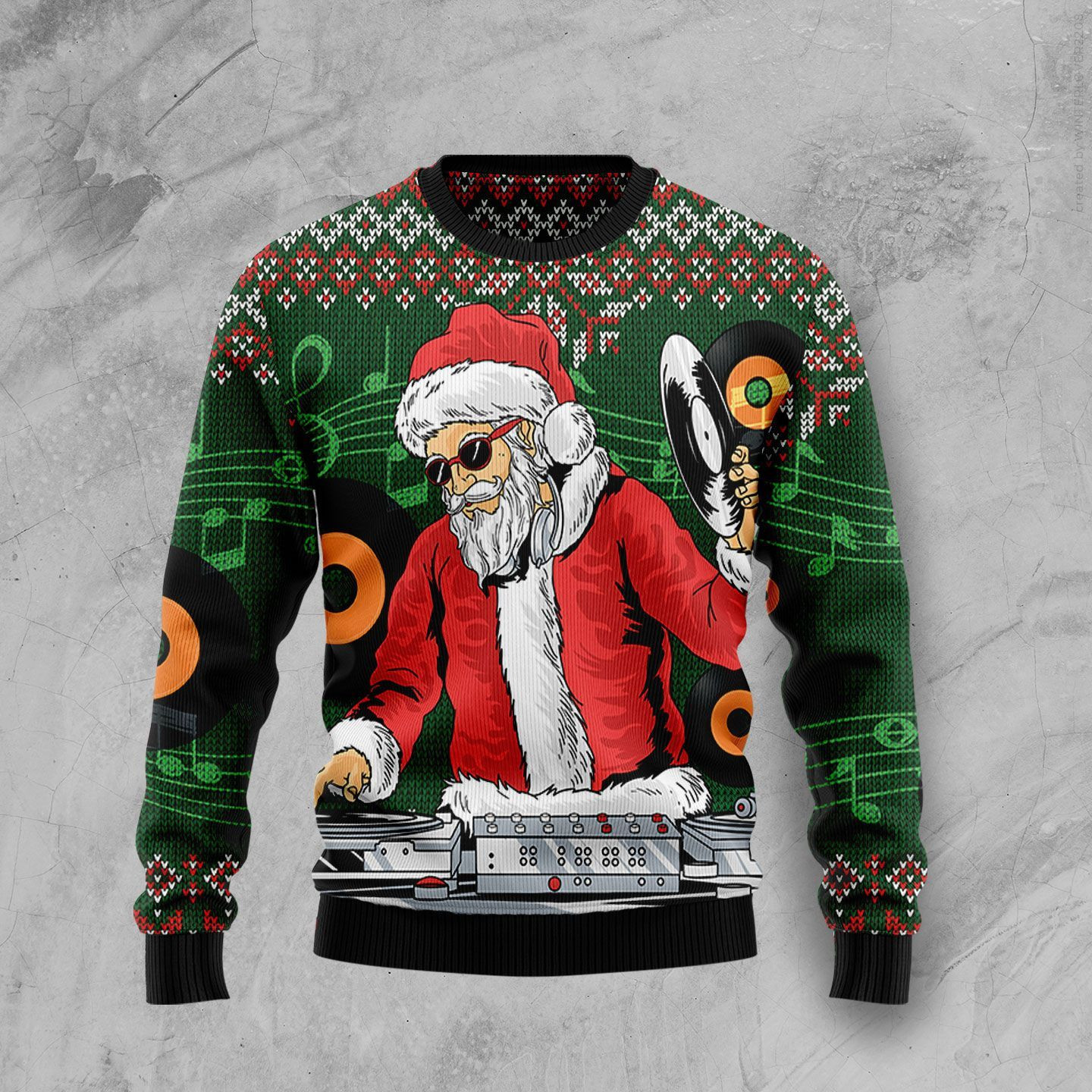 Satan Claus Ugly Christmas Sweater Adult 3D Funny Matching for family