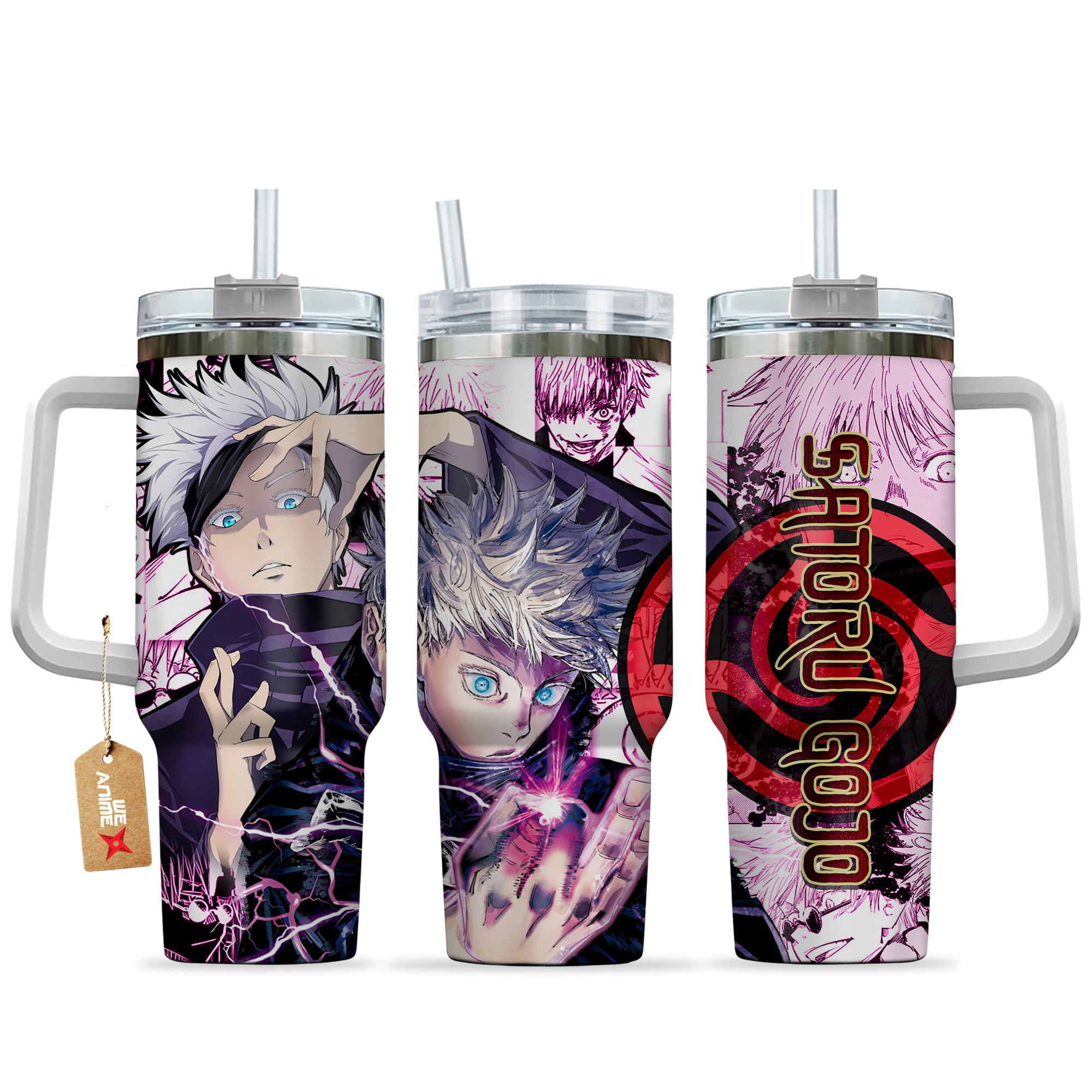 Satoru Gojo Jujutsu Kaisen Anime Custom Stanley Cup 40 oz 30 oz Tumbler With HandleTVC2301154