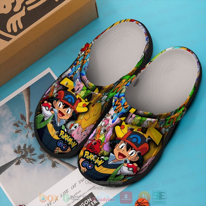 Satoshi Pokemon Anime Crocs Crocband Clogs Shoes Comfortable For Men Women and Kids