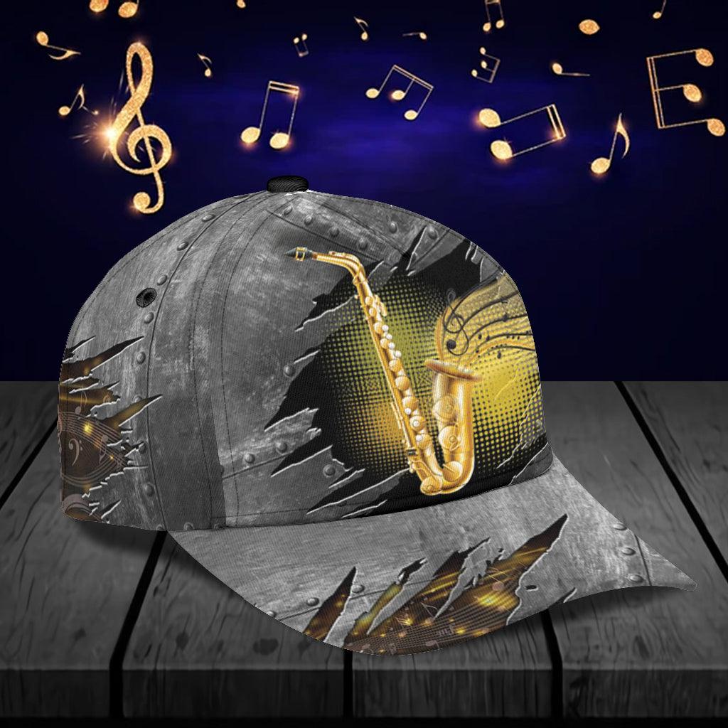 Saxophone Classic Cap, Gift for Music Lovers, Saxophone Lovers Trucker Hats Custom Hats Gifts For Men & Women
