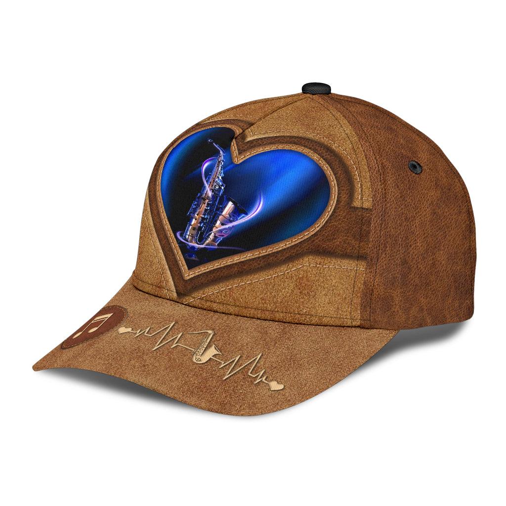 Saxophone Classic Cap, Gift for Music Lovers, Saxophone Lovers Trucker Hats Custom Hats Gifts For Men & Women