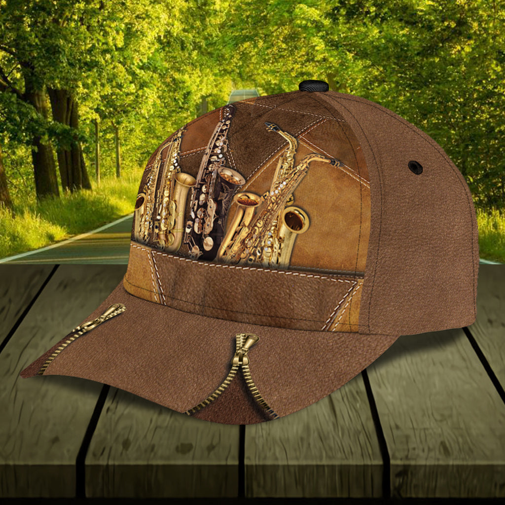 Saxophone Classic Cap, Gift for Music Lovers, Saxophone Lovers Trucker Hats Custom Hats Gifts For Men & Women