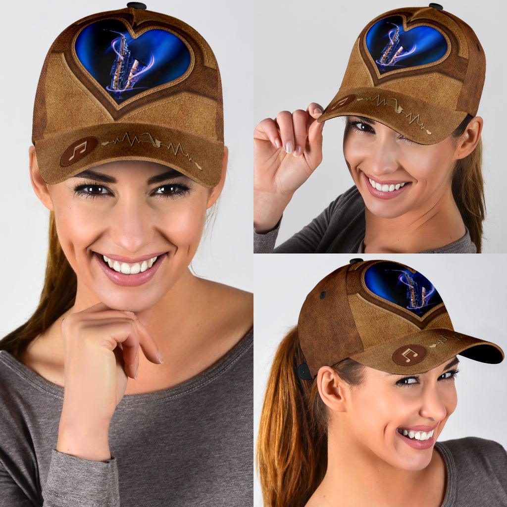Saxophone Classic Cap, Gift for Music Lovers, Saxophone Lovers Trucker Hats Custom Hats Gifts For Men & Women