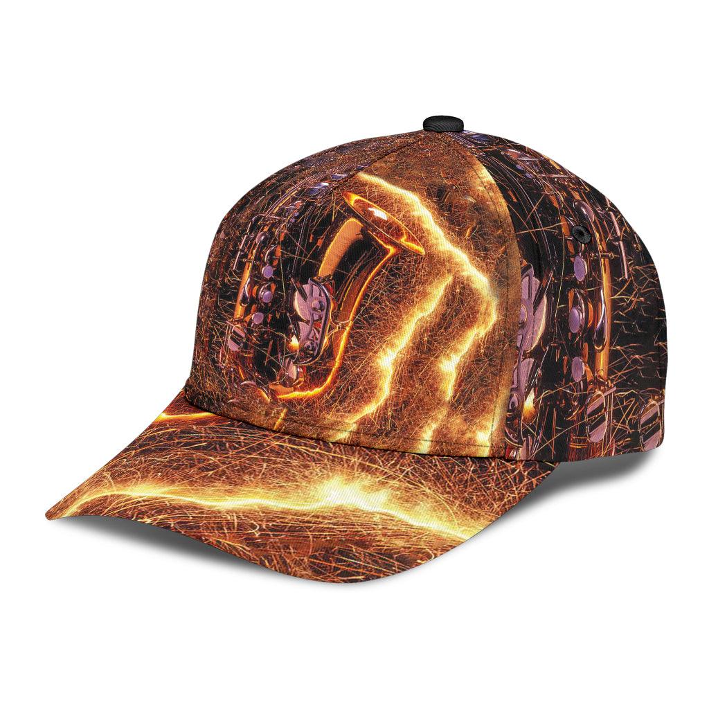 Saxophone Classic Cap, Gift for Music Lovers, Saxophone Lovers Trucker Hats Custom Hats Gifts For Men & Women