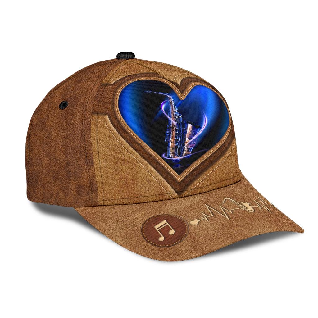 Saxophone Classic Cap, Gift for Music Lovers, Saxophone Lovers Trucker Hats Custom Hats Gifts For Men & Women