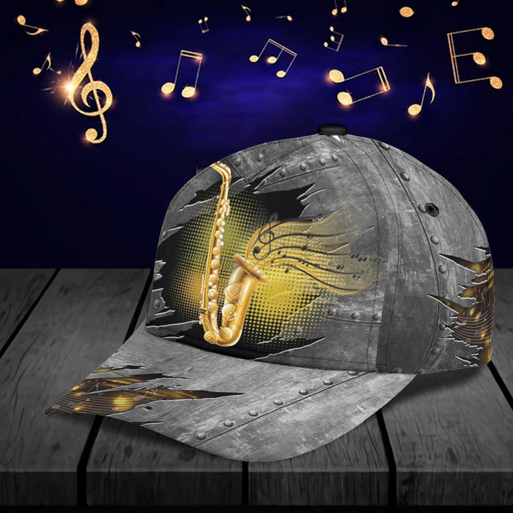 Saxophone Classic Cap, Gift for Music Lovers, Saxophone Lovers Trucker Hats Custom Hats Gifts For Men & Women