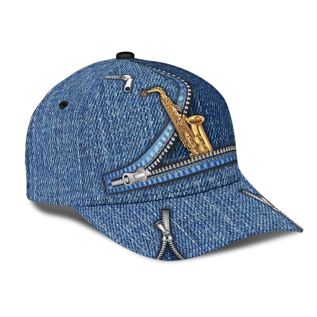 Saxophone Classic Cap, Gift for Music Lovers, Saxophone Lovers Trucker Hats Custom Hats Gifts For Men & Women