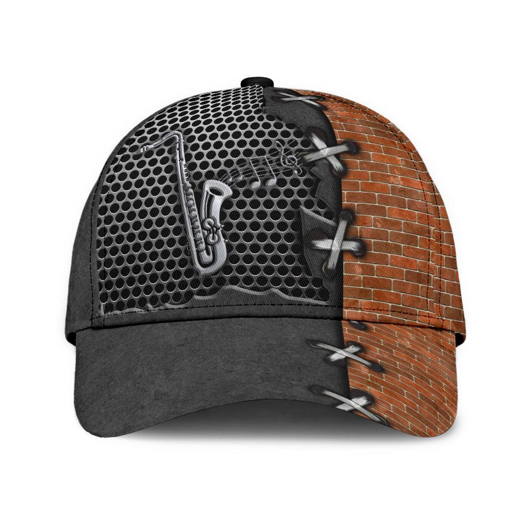 Saxophone Classic Cap, Gift for Music Lovers, Saxophone Lovers Trucker Hats Custom Hats Gifts For Men & Women