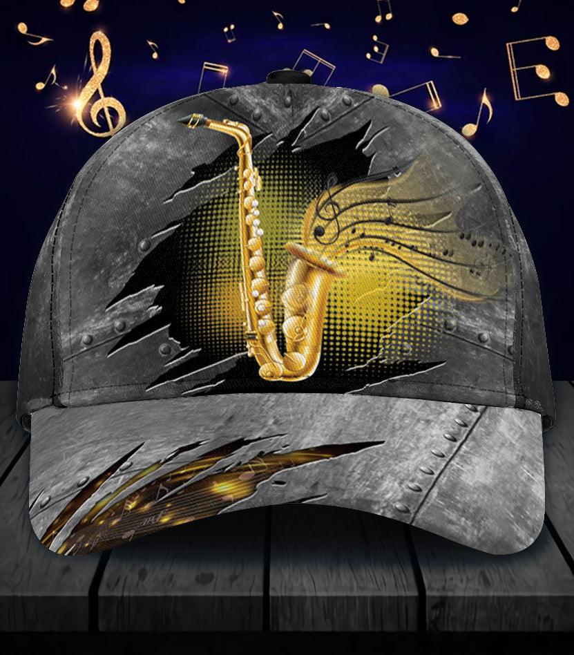Saxophone Classic Cap, Gift for Music Lovers, Saxophone Lovers Trucker Hats Custom Hats Gifts For Men & Women