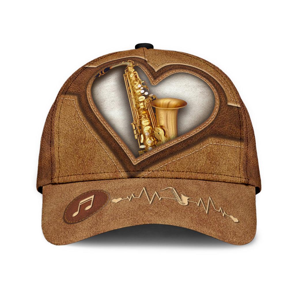 Saxophone Classic Cap, Gift for Music Lovers, Saxophone Lovers Trucker Hats Custom Hats Gifts For Men & Women