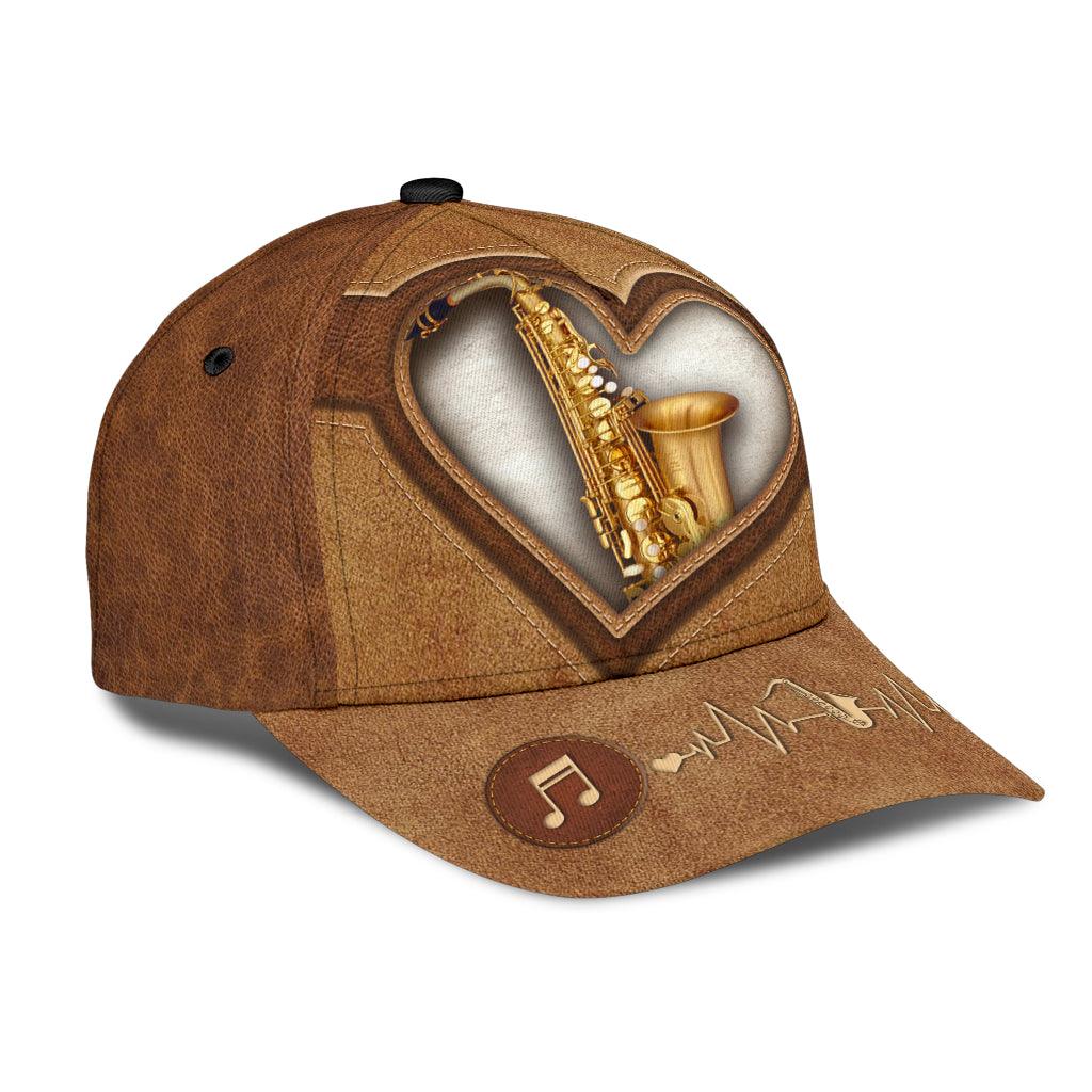 Saxophone Classic Cap, Gift for Music Lovers, Saxophone Lovers Trucker Hats Custom Hats Gifts For Men & Women