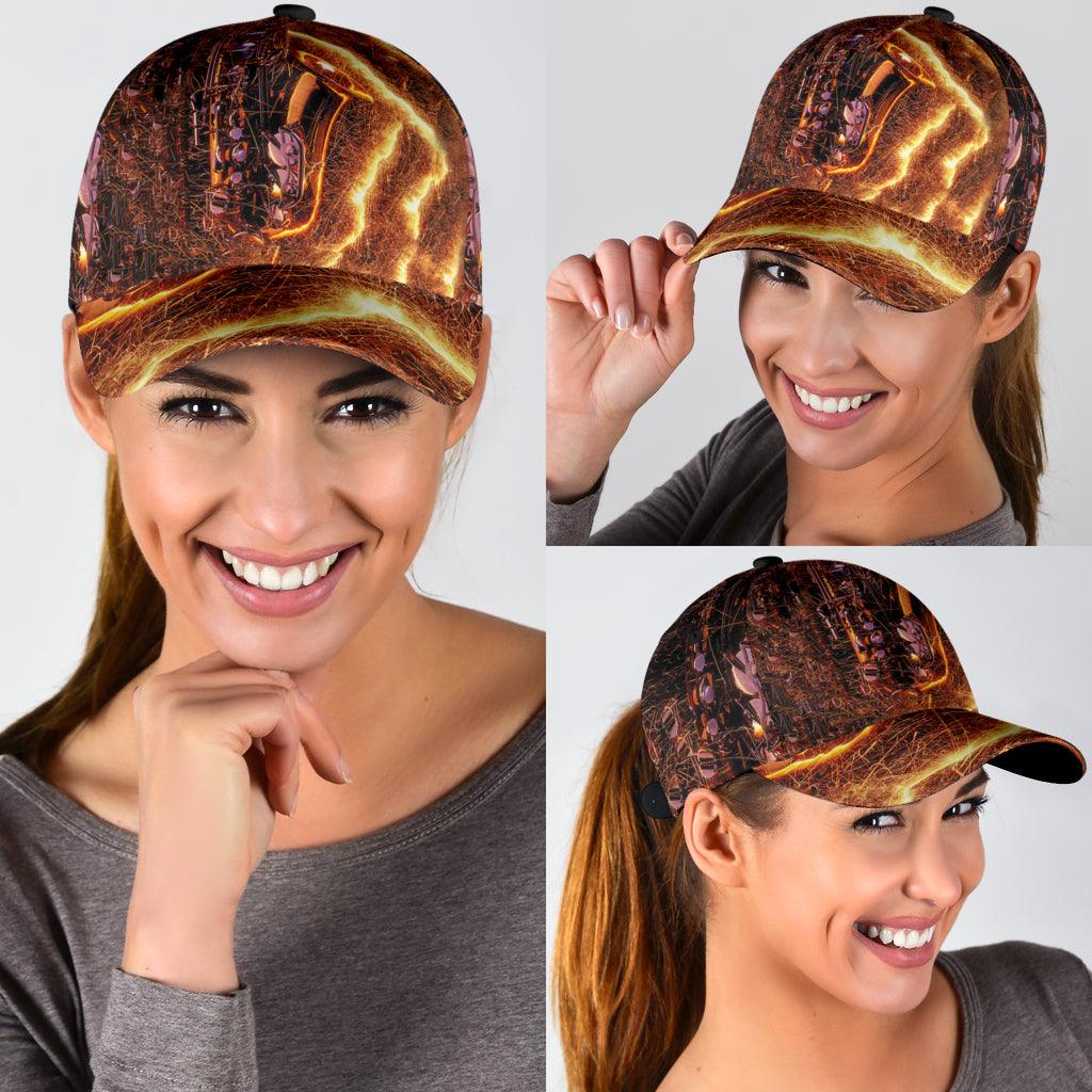 Saxophone Classic Cap, Gift for Music Lovers, Saxophone Lovers Trucker Hats Custom Hats Gifts For Men & Women