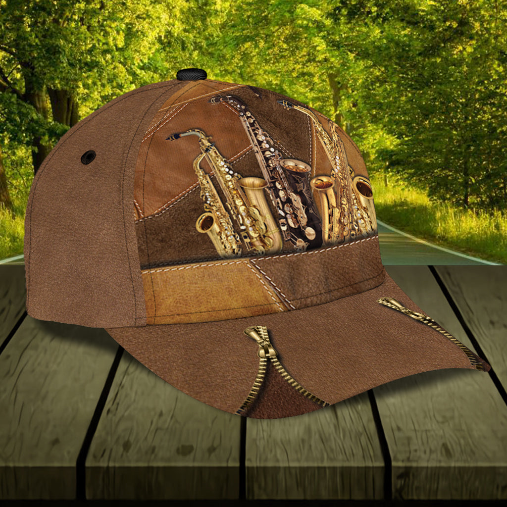 Saxophone Classic Cap, Gift for Music Lovers, Saxophone Lovers Trucker Hats Custom Hats Gifts For Men & Women