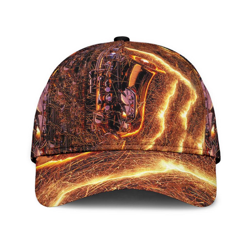 Saxophone Classic Cap, Gift for Music Lovers, Saxophone Lovers Trucker Hats Custom Hats Gifts For Men & Women