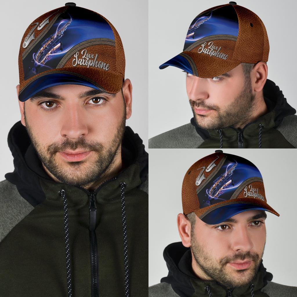 Saxophone Classic Cap, Gift for Music Lovers, Saxophone Lovers Trucker Hats Custom Hats Gifts For Men & Women