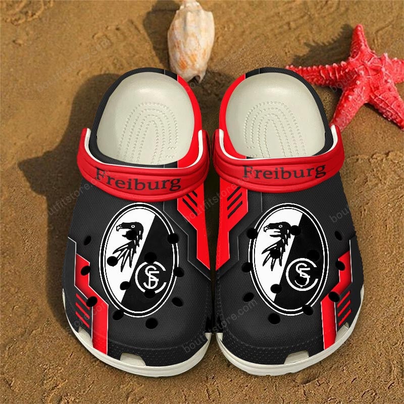 SC Freiburg Bundesliga Sport Crocs Crocband Clogs Shoes Comfortable For Men Women and Kids