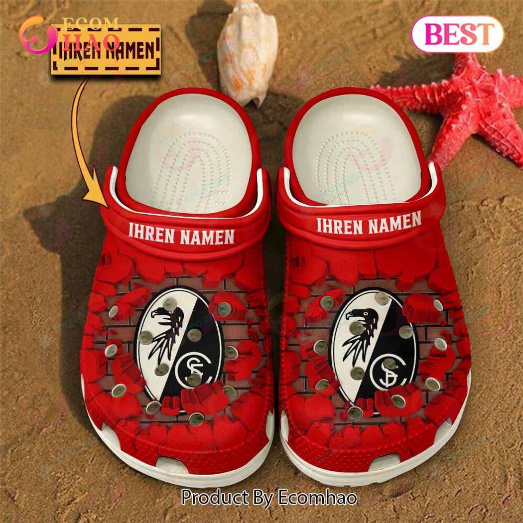 SC Freiburg Bundesliga Sport Crocs Crocband Clogs Shoes Comfortable For Men Women and Kids