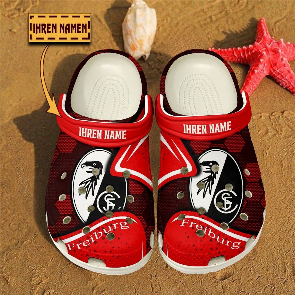 SC Freiburg Bundesliga Sport Crocs Crocband Clogs Shoes Comfortable For Men Women and Kids