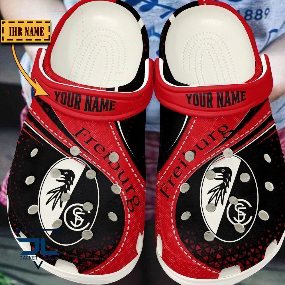 SC Freiburg Bundesliga Sport Crocs Crocband Clogs Shoes Comfortable For Men Women and Kids