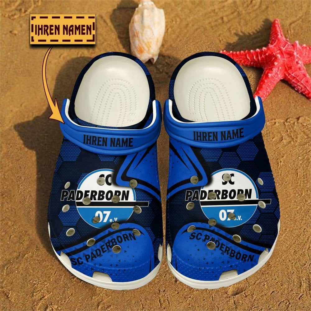 SC Paderborn 07 Bundesliga Sport Crocs Crocband Clogs Shoes Comfortable For Men Women and Kids