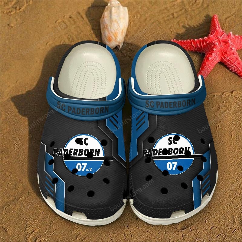 SC Paderborn 07 Bundesliga Sport Crocs Crocband Clogs Shoes Comfortable For Men Women and Kids