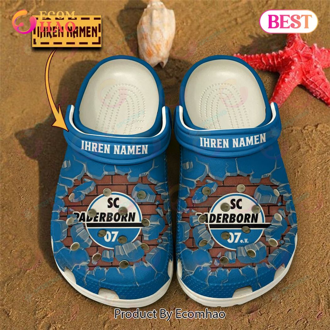 SC Paderborn Bundesliga Sport Crocs Crocband Clogs Shoes Comfortable For Men Women and Kids