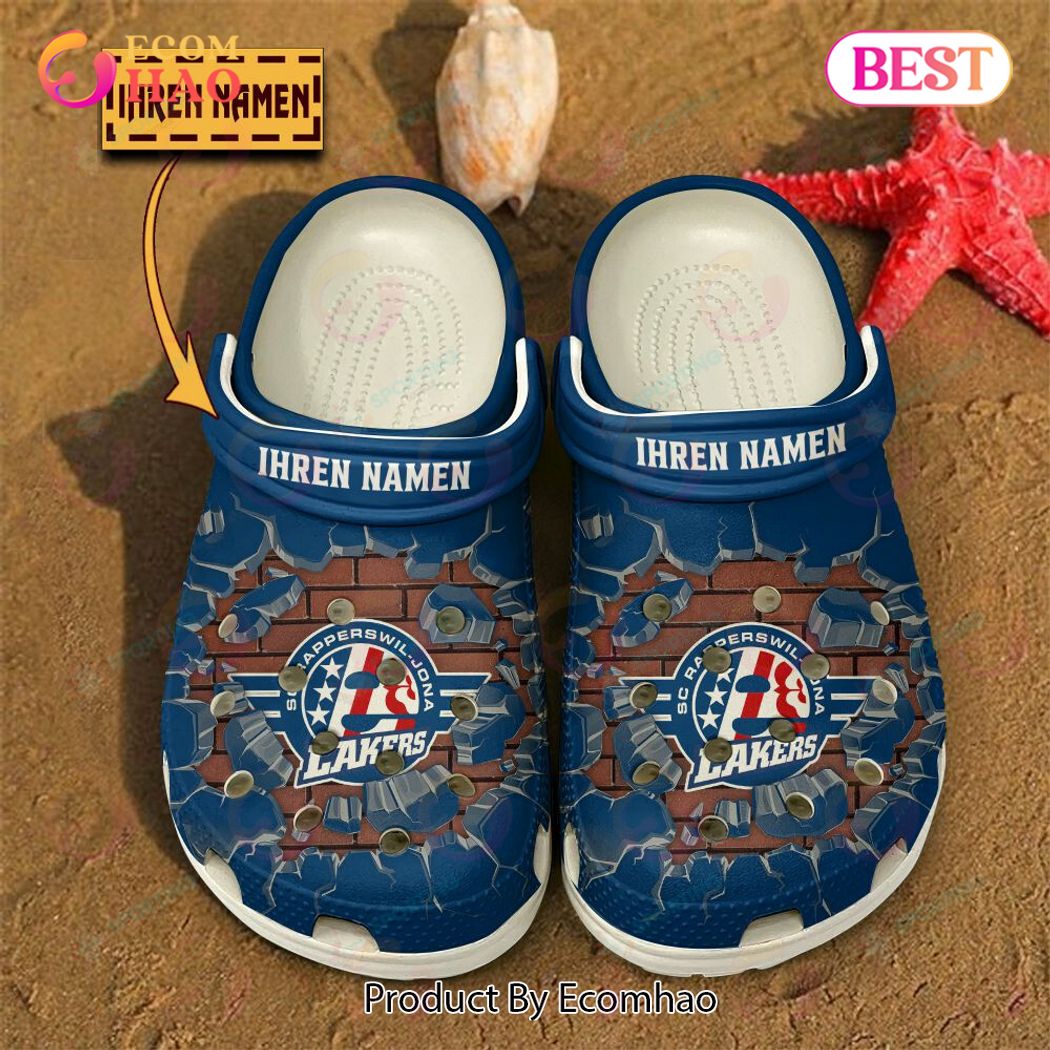 SC Rapperswil-Jona Lakers National League and Swiss League Swiss League Sport Crocs Crocband Clogs Shoes Comfortable For Men Women and Kids