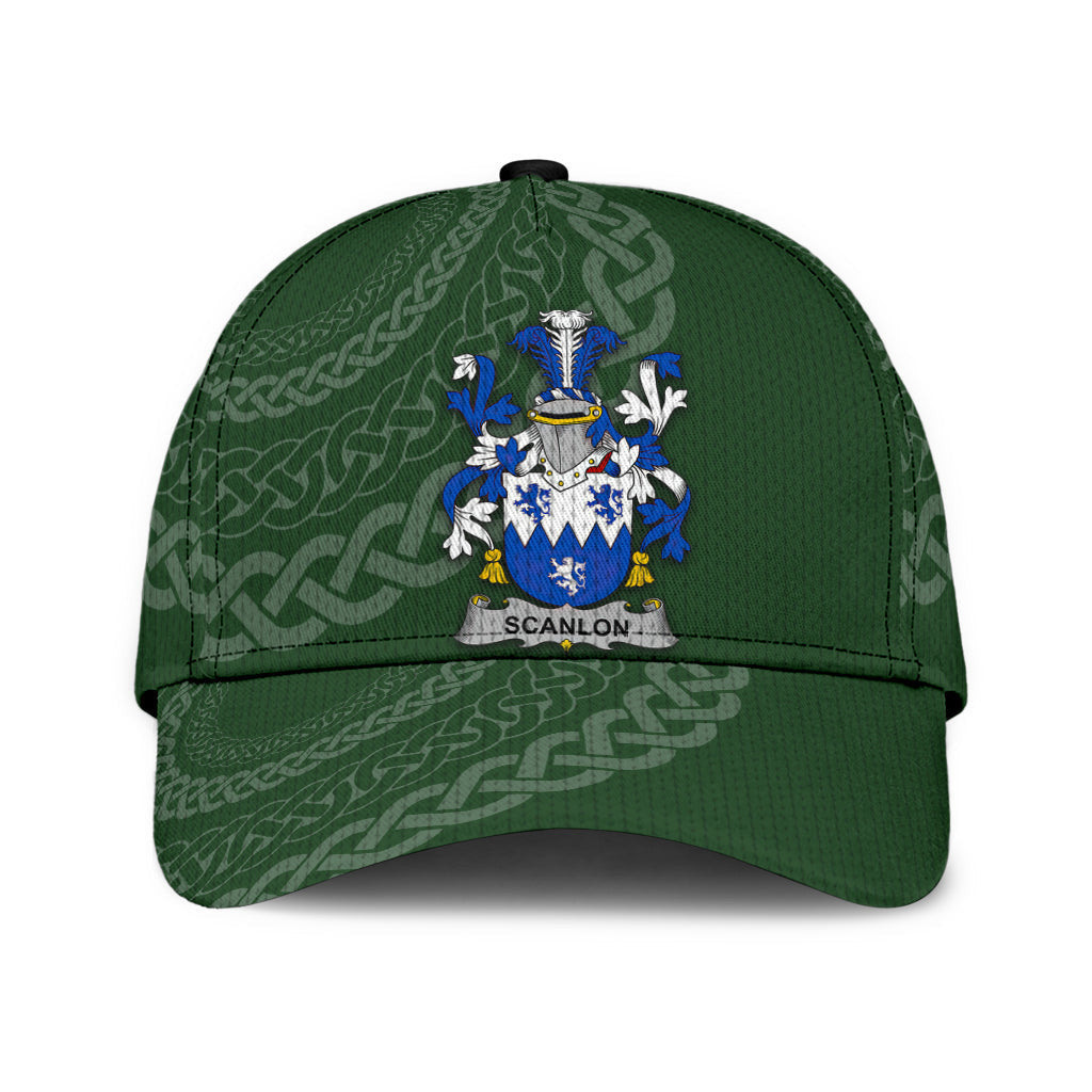 Scanlon Coat Of Arms - Irish Family Crest St Patrick's Day Hat Classic Cap Trucker Hats Custom Hats Gifts For Men & Women