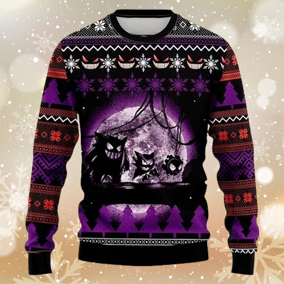 Scary Character 3D All Over Printed T-shirt, Games Series Ugly Christmas Sweater