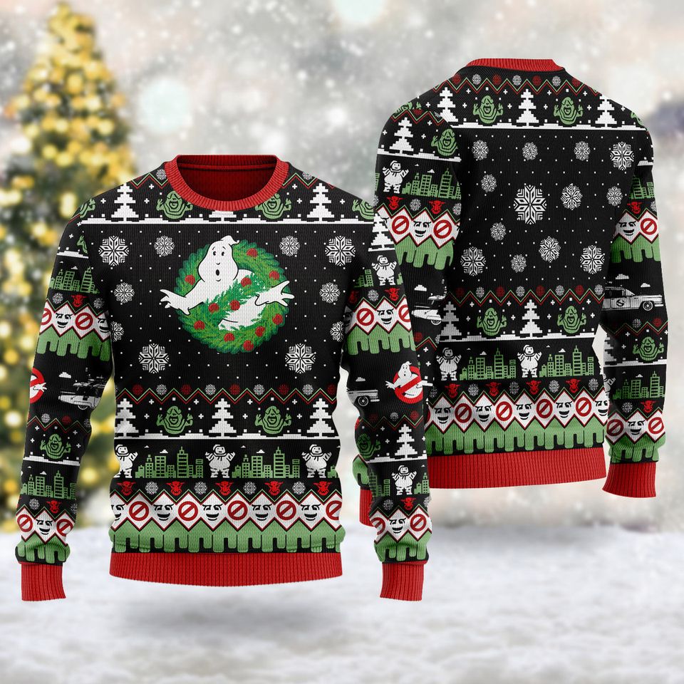 Scary Character 3D shirt, US Comedy Movie Ugly Christmas Sweater