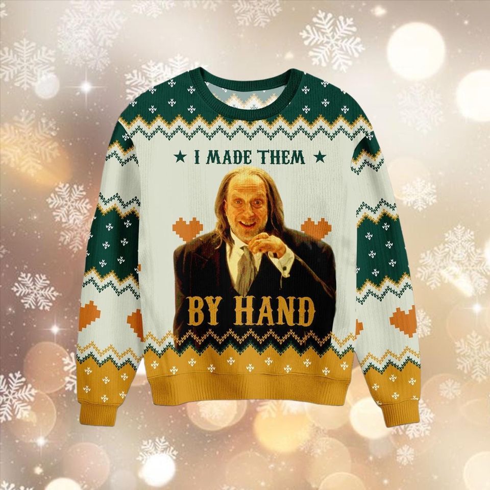 Scary Movie Ugly Christmas Sweater Unisex Adult Crew Neck Sweatshirt