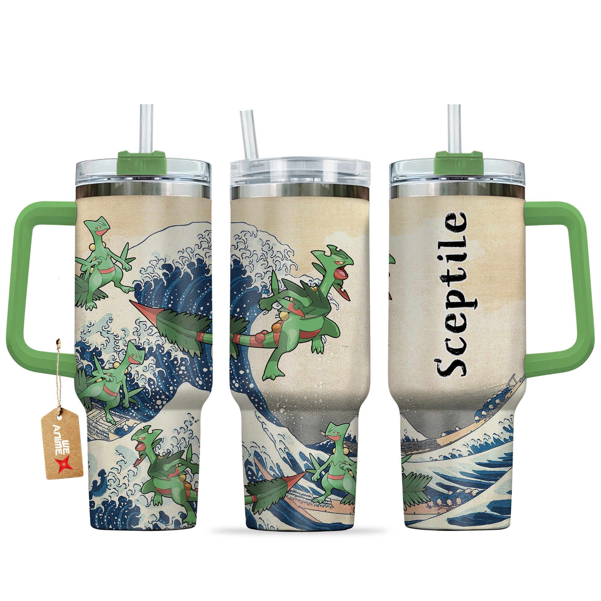 Sceptile Pokemon Anime Custom Stanley Cup 40 oz 30 oz Tumbler With HandleTVC2301138