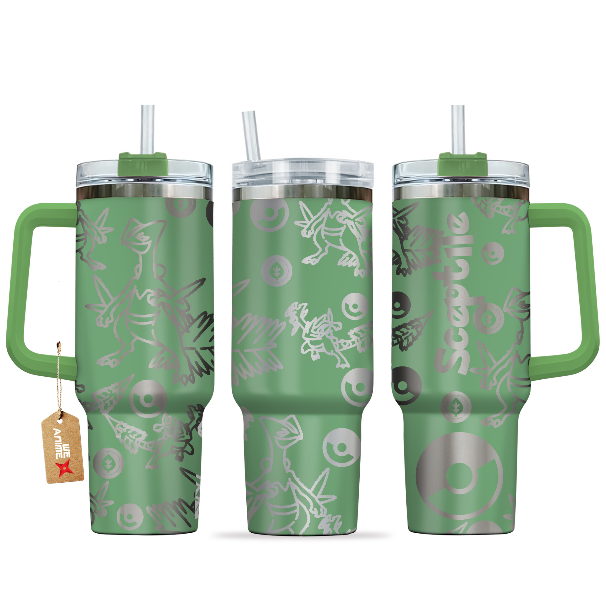Sceptile Pokemon Anime Custom Stanley Cup 40 oz 30 oz Tumbler With HandleTVC2301141