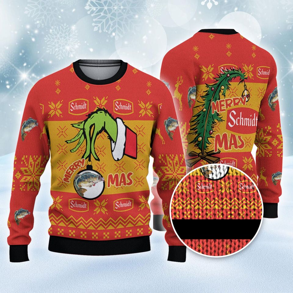 Schmidt The Grin Christmas Ugly Sweater