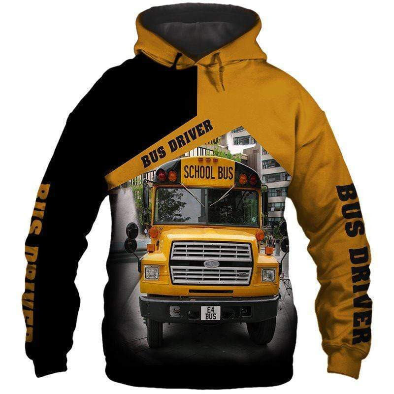 School Bus Driver 3D All Over Print Hoodie, Zip Hoodie