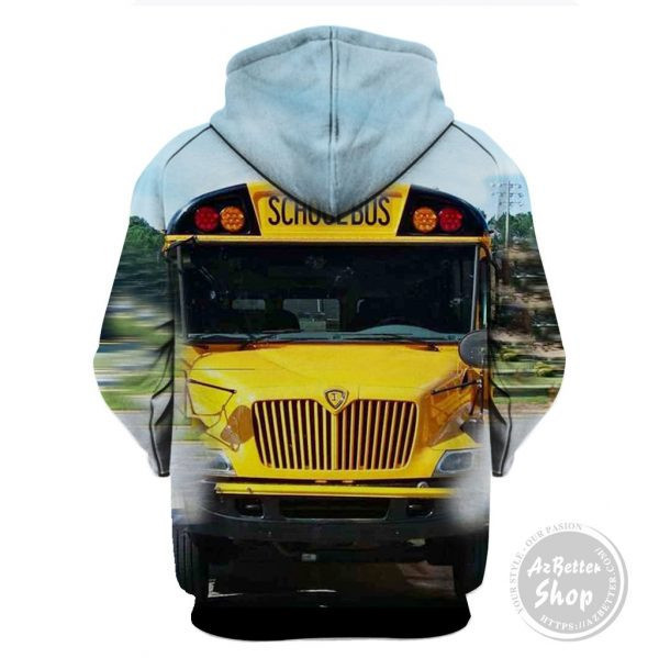 School Bus Driver 3D All Over Print Hoodie, Zip Hoodie