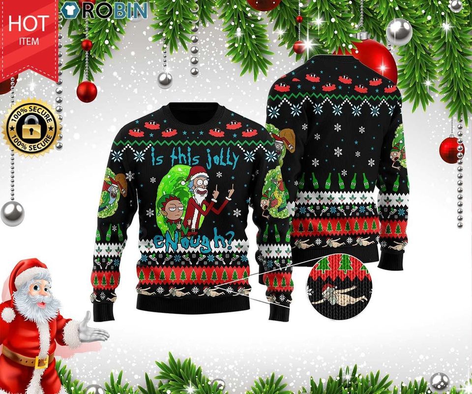 Schwiftmas Is This Jolly Enough Ugly Christmas Sweater