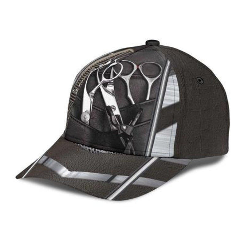 Scissors Classic Cap 3D, Cap 3D Gift, Scissors Hat, America Skull Baseball Cap Gift Trucker Hats Custom Hats Gifts For Men & Women