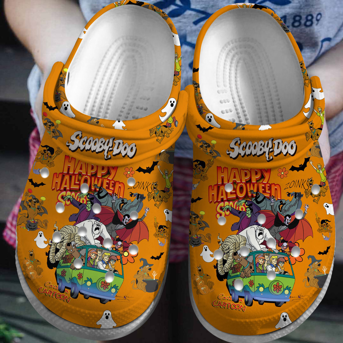 Scooby Doo Cartoon Crocs Crocband Clogs Shoes Comfortable For Men Women and Kids