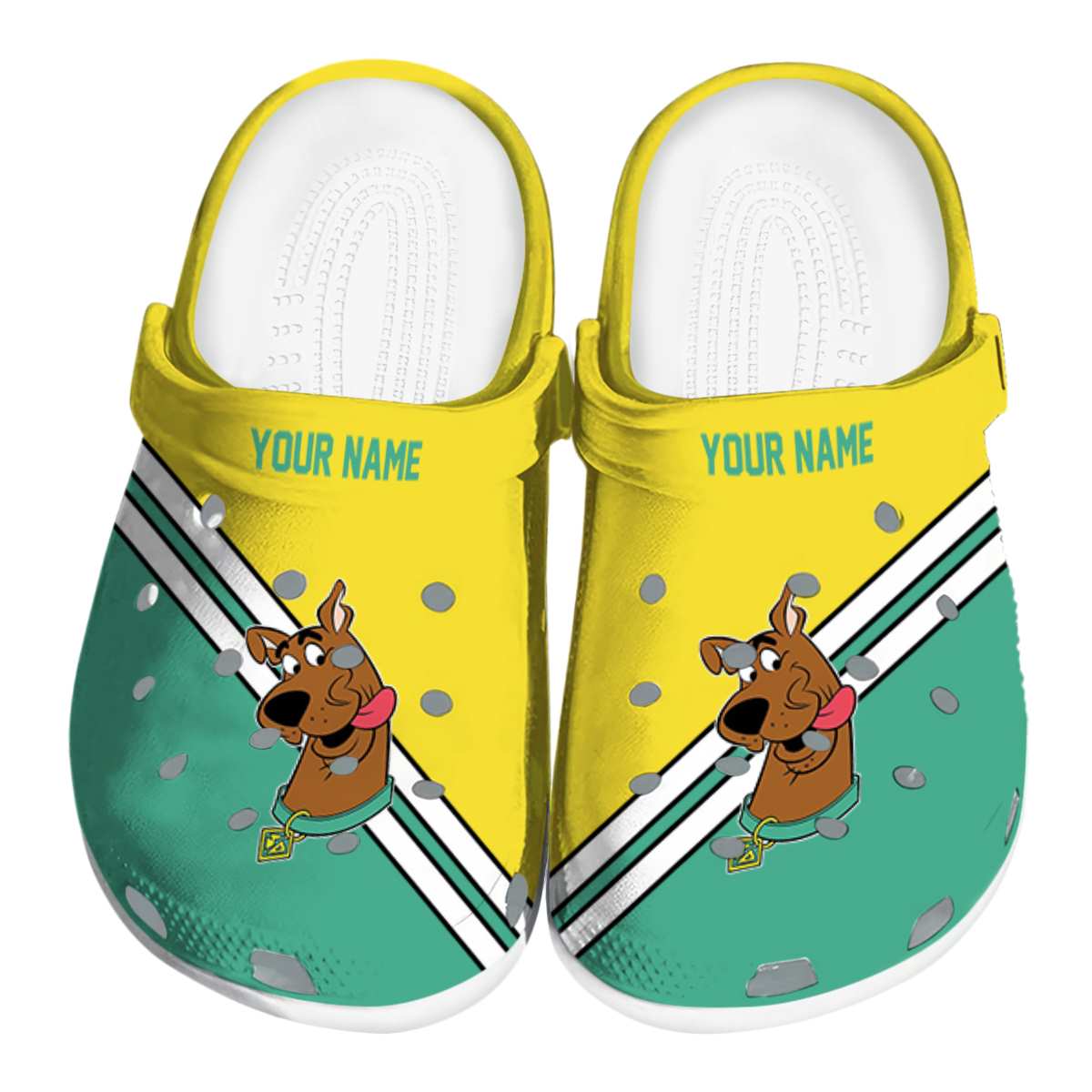 Scooby-Doo Cartoon Crocs Crocband Clogs Shoes Comfortable For Men Women and Kids